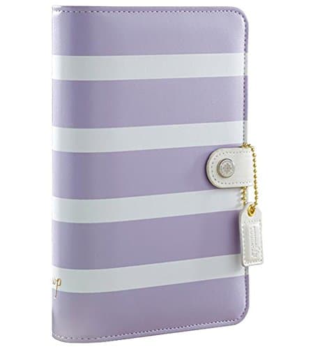 Color Crush A2 Personal Planner Kit - October 2015 - December 2016 (Lavender Stripe)