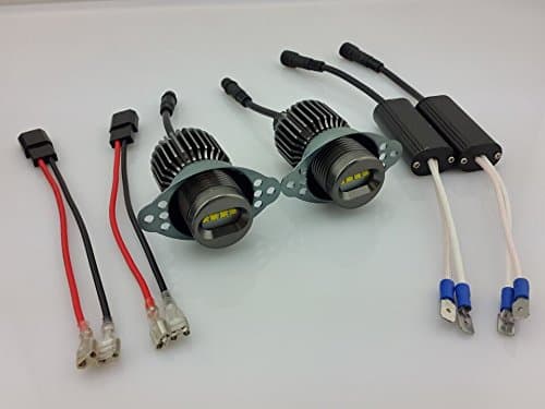 Ronben 2x 80W LED HALO BULBS 6000K WHITE LIGHT ANGEL EYE CREE CHIP