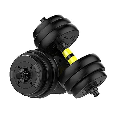 meiya Hex Dumbbells Rubber Handles Heavy Dumbbells for Strength Training Gym Equipment,and Home, 5kg Pair/Single 2.5kg