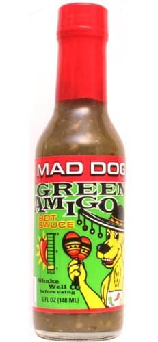 Mad Dog Green Amigo Hot Sauce, 5 fl oz