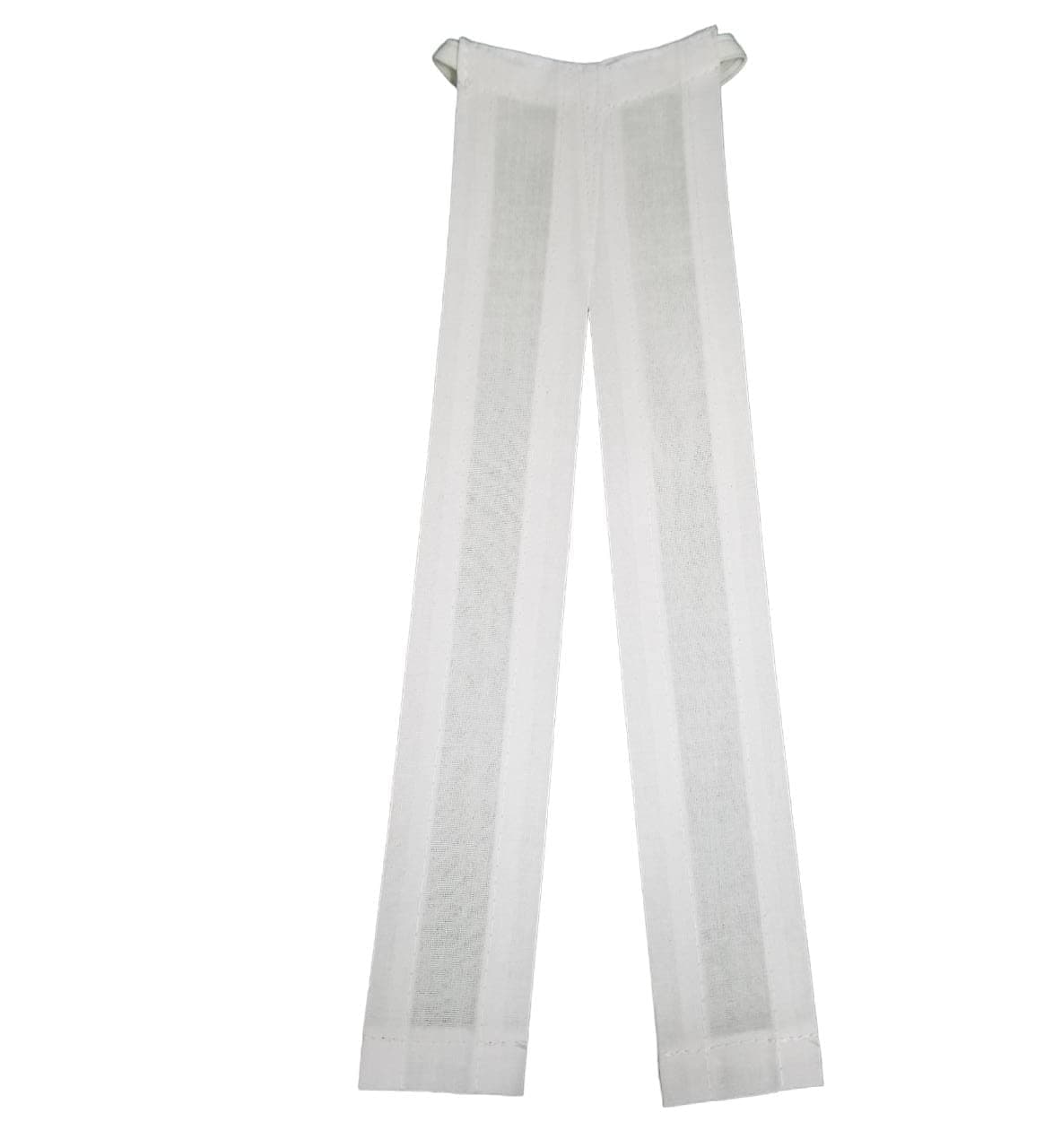 Advocates Band for Lawyers| Advocate Collar Band in White Color | Lawyer Neckband Pack of 3 Pcs | Cotton Advocate Bands Tied on the Neck for Lawyers (V Shape) (Large)