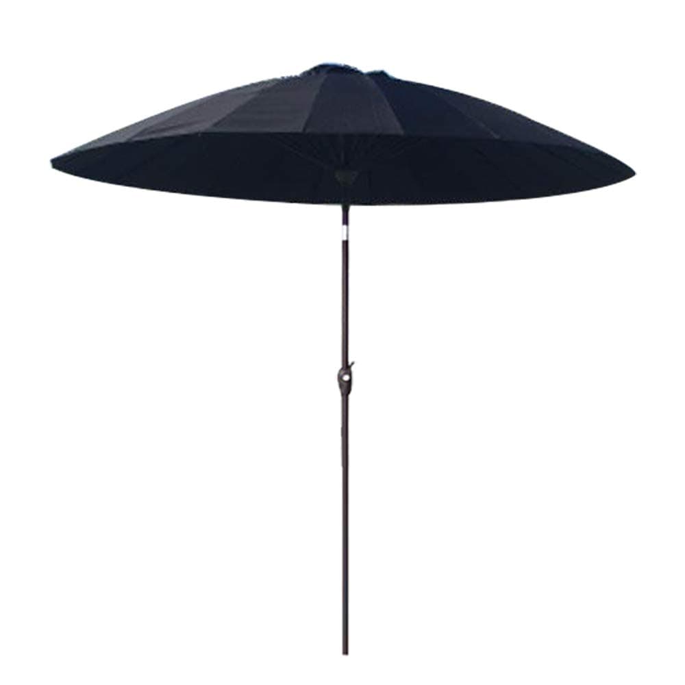 WWWRL Outdoor Garden Parasol Umbrella |2.7M| Round/Tiltable/with Crank / 38MM Umbrella Pole, for Terrace/Patio/Balcony/Coffee Table (12 Colors)- Without Base