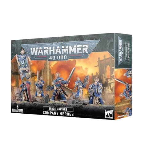 Games Workshop - Warhammer 40,000 - Space Marines: Company Heroes (2023 Edition), Blue