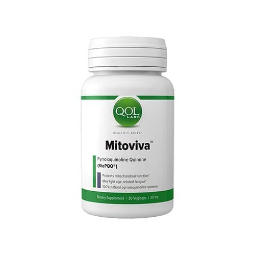 QOL Labs, Mitoviva BioPQQ 30 vegcaps