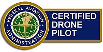 FAA Certified Drone Pilot (Logo Federal Aviation UAV Aircraft dept usdot) Bumper Sticker Vinyl Decal