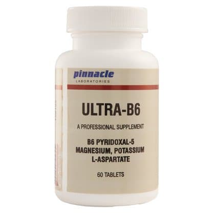 Ultra B-6 B6 Pyridoxal-5, Magnesium, Potassium, L-Aspartate (60 Tablets)
