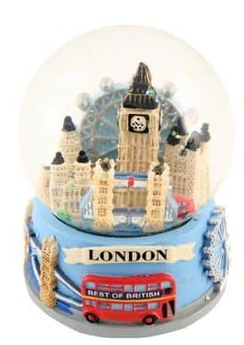 Elgate London Collage Souvenir Snowglobe Snowstorm (65mm)