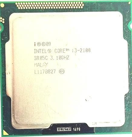 D J Desktop Processor 2nd Gen Core i3-2100 3.1 Ghz for H61 / H71 Series Motherboard LGA-1155 | (OEM) Tray Processor | Without Fan | No Box