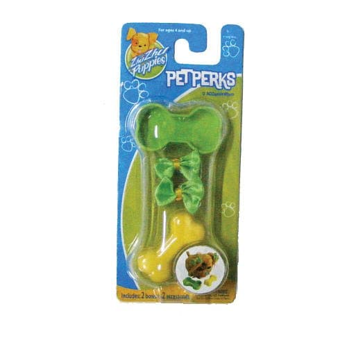 Zhu Zhu Puppies Pet Perks Green Bone Bowl
