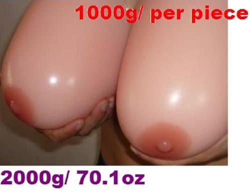 Big Biggest Full Silicone Breast Form Cross Dresser Mastectomy Cosplay G/h Cup 2kg