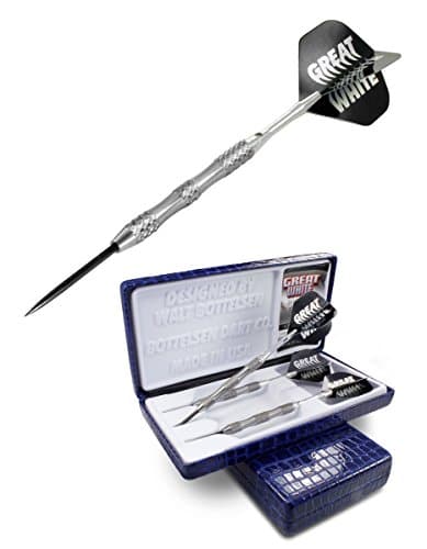 Bottelsen 2342GW9 Great White Fixed Point Steel Tip 90 Percent Tungsten 23 Gram Dart