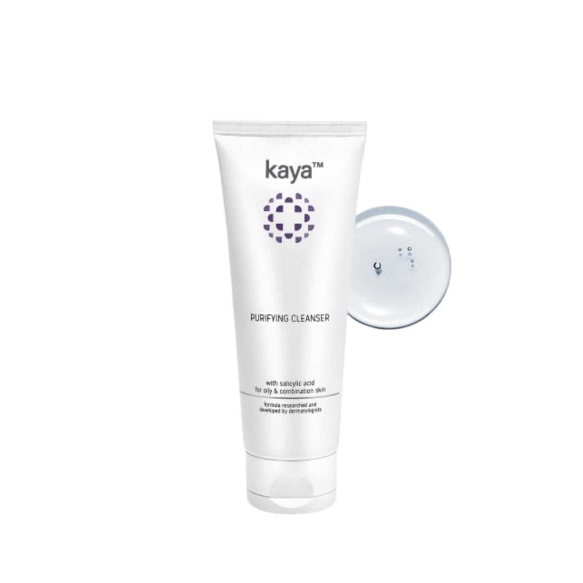 Kaya Acne Care Purifying Face Wash with Salicylic Acid | Dermatologist-Developed Cleanser with 22 Years of Expertise | Fights Pimples, Reduces Acne & Controls Oil | For Oily & Acne-Prone Skin | Men & Women | 100ml