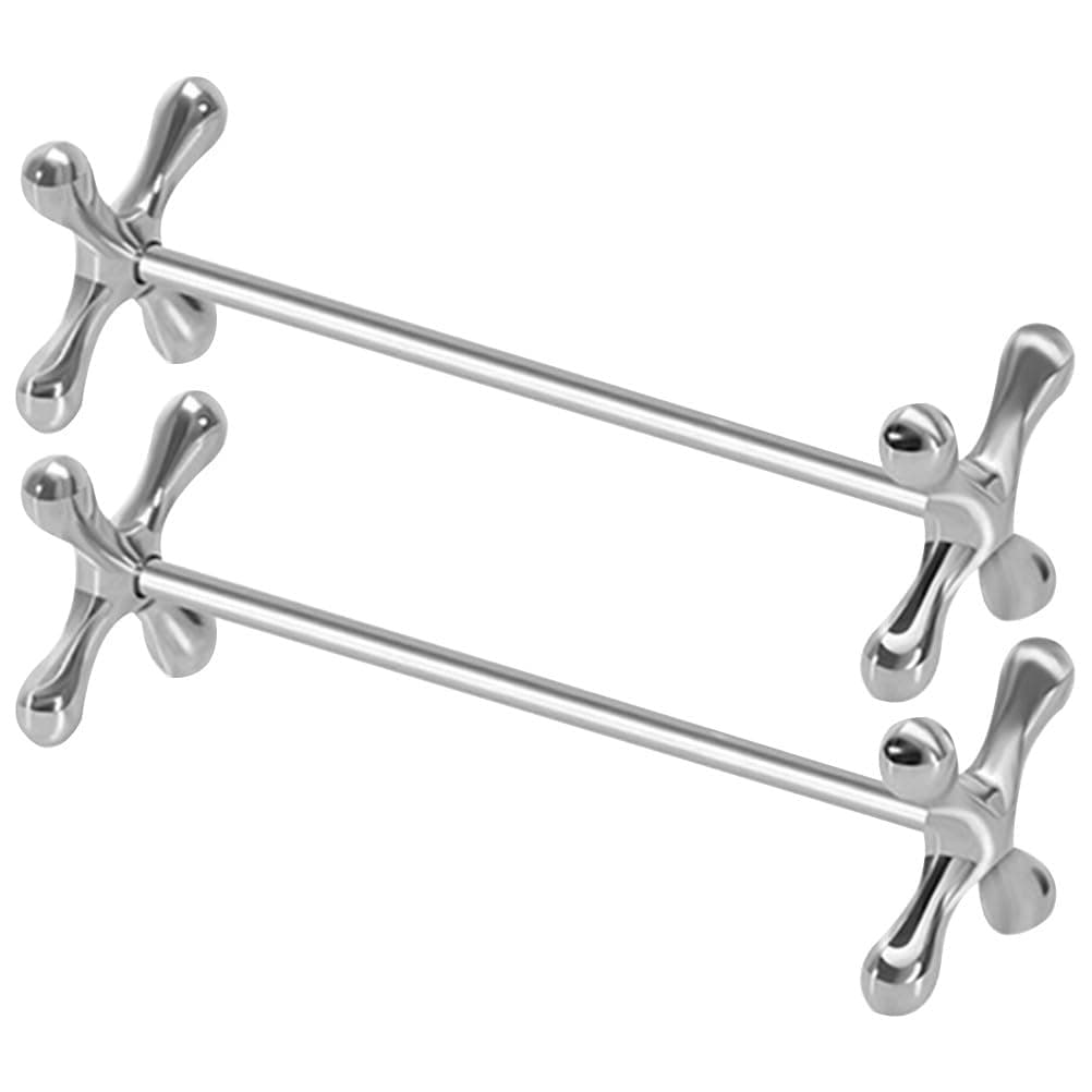 Alipis 2pcs Chopstick Rest Elegant Metal Holder for Spoon Fork Chopsticks Compact Kitchen Cutlery Organizer with Novel Design for Restaurants and Home Dining