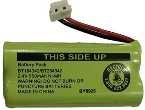 Replacement Battery BT184342 / BT284342 for AT&T CL80100, CL80109, SL80108, and Many Other Cordless Telephones (See Description)