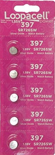 5 397/396 (SR726SW, SR726W) Silver Oxide Watch Battery