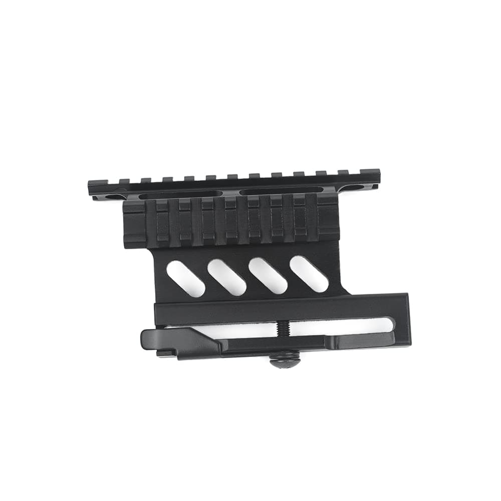 CNC Tactical Side Rail Scope QD Mount,Aluminum Picatinny Rail Scope Mount Sight Steel Mount