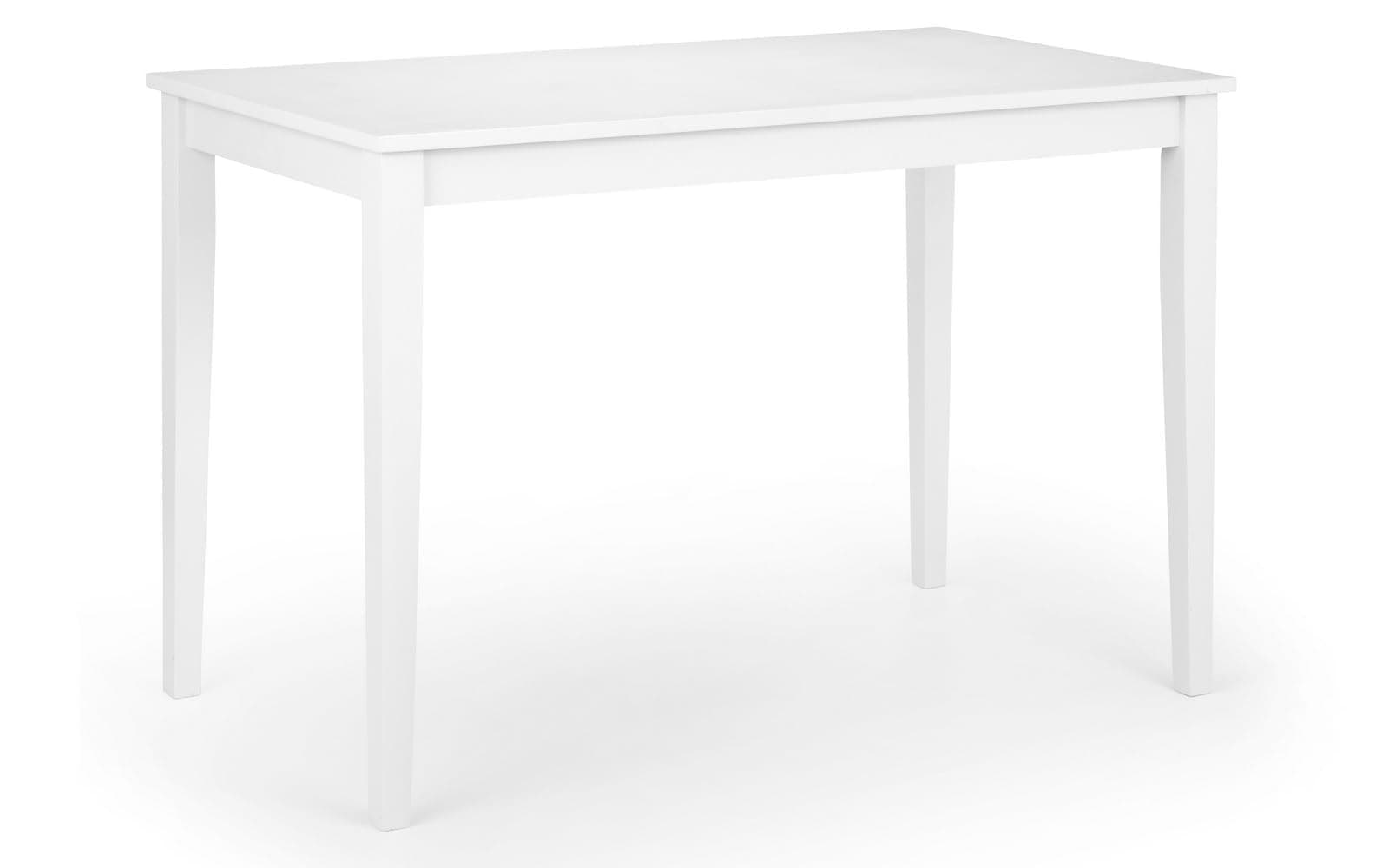 Julian Bowen White Wood Taku Dining Table