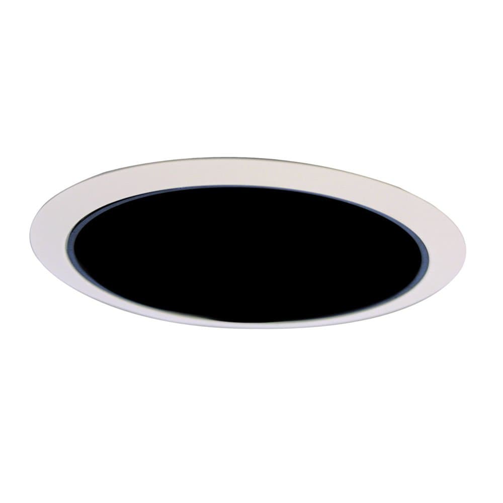 Cooper Lighting 426MB 6-Inch Trim Reflector Cone, White Trim with Specular Black Reflector Cone