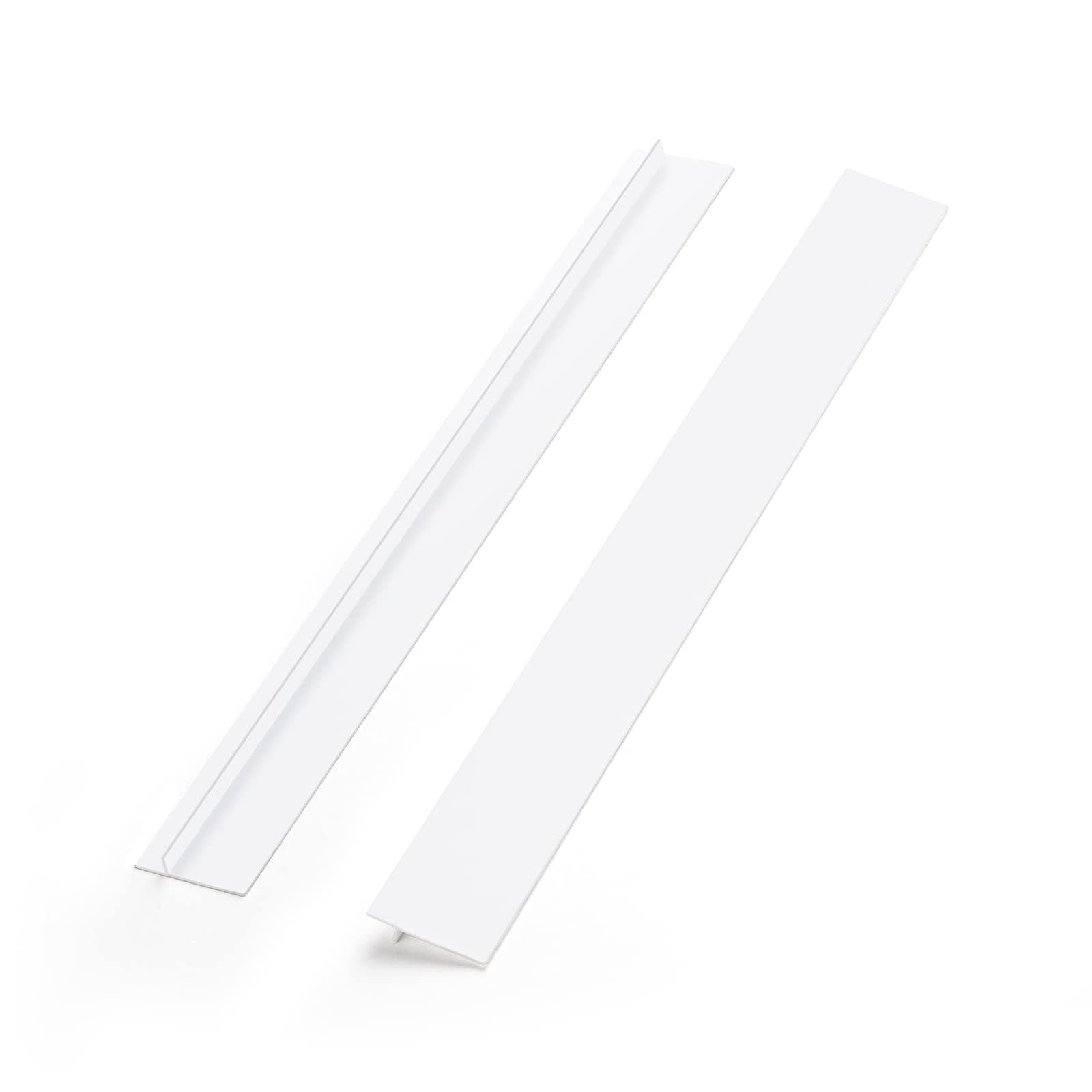 Ravinte Silicone Stove Counter Gap Cover, Kitchen Stove Gap Cover Between Stove and Counter, Oven Side Gap Filler, Heat Resistant Stove Edge Guard to Prevent Junk Dripping- 2 Pack 25 Inch White