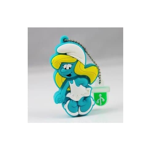 Cute Lovely Cartoon USB 2.0 Flash Drive 8GB Smurfette