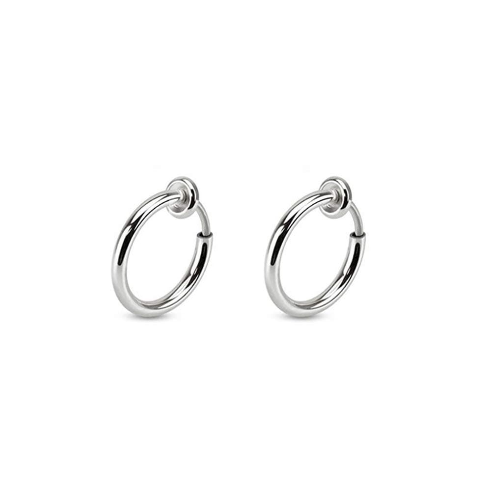 BodyJewelryOnlinePair of Spring Action Titanium IP Fake Septum, Nose, Ear, Lip, Cartilage Hoops