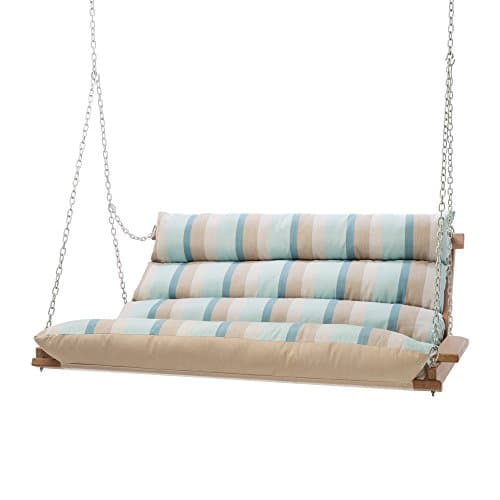 Hatteras Hammocks Sunbrella Deluxe Cushion Swing - Gateway Indigo