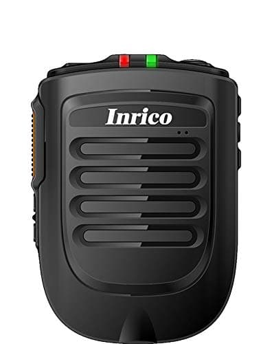 ANYSECU Inrico Wireless PTT Microphone - B01 iOS Version Wireless PTT Button Zello Mic & Speaker for iOS and Android Phone
