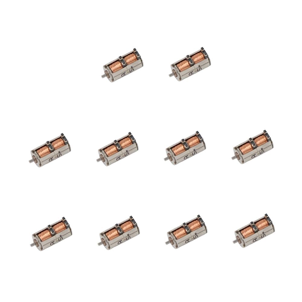 Acxico 10Pcs DC 5V 2-Phase 4-Wire Micro Mini Ultra-Tiny 4 mm Precision Stepper Motor DIY