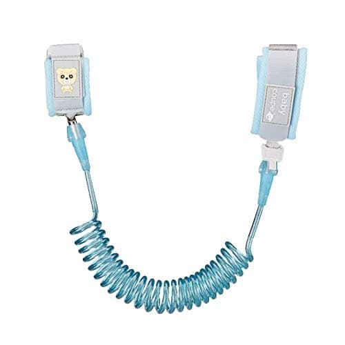 MOCOFO Baby Child Anti Lost Wrist Link Safety Toddler Harness Strap Rope Leash Walking Leash Hand Belt Band Wristband for Toddlers, Kids Child Safety Wrist Link 2.5m Blue