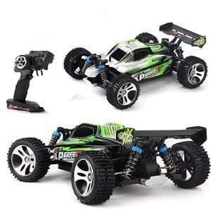 s-idee® 18130 A959-A remote-controlled buggy / monster truck, 1:18 with 2.4 GHz 35 km/h, fast and flexible full digital, 4 x 4 all wheel drive, racing car, to scale
