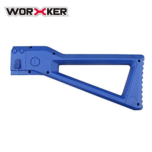 Worker Stock, Worker Modification Buttstock Kits for nerf n strike elite series Retaliator Blaster (blue)