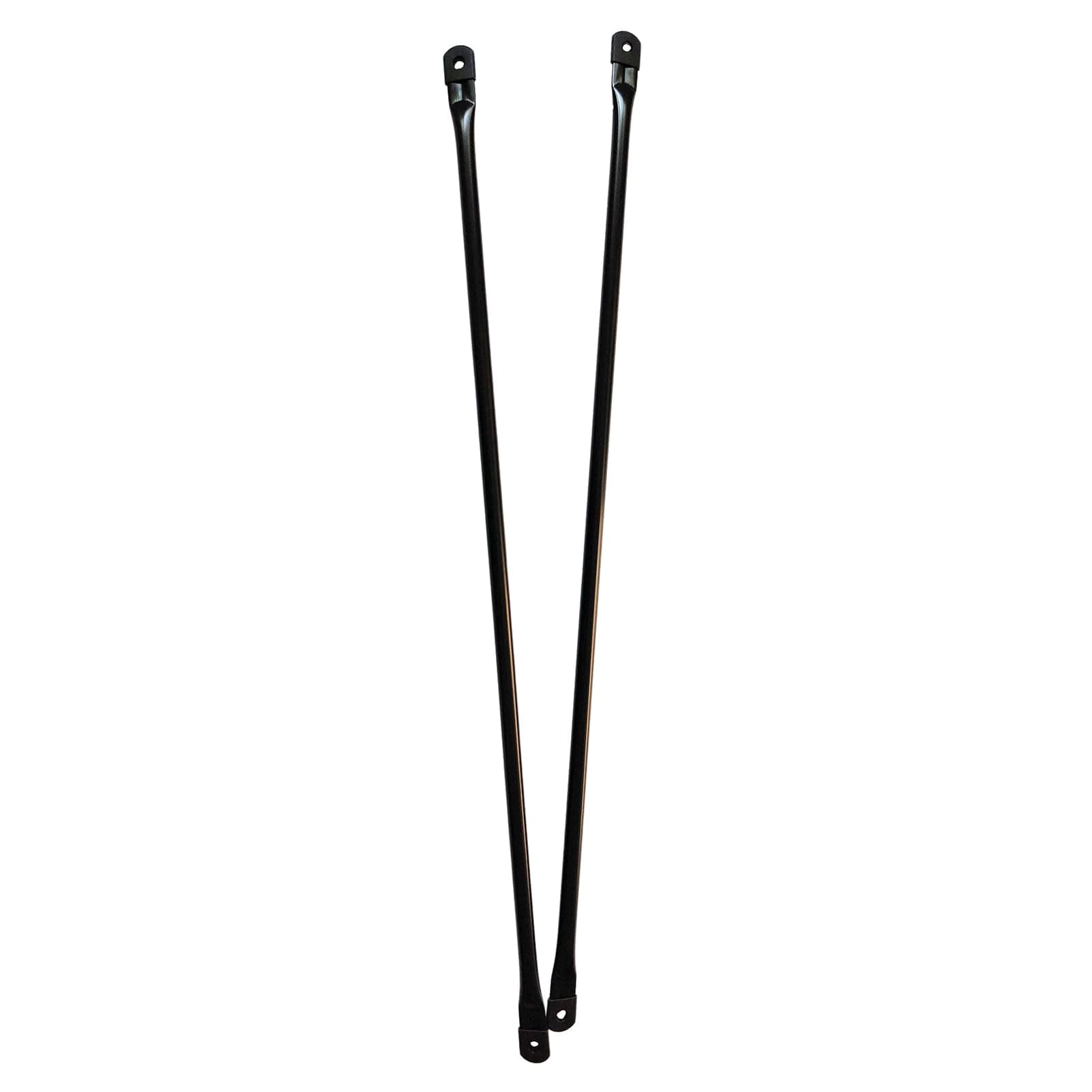 39.4"/100cm Garden Swing Replacement Bars, Black Metal Round Rods for Hanging Swing Seat to Frame(2PCS/CTN)