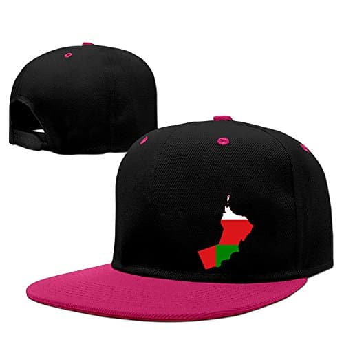 Flag Map Of Oman Cotton Adult Hip-hop Hat Sun Cap