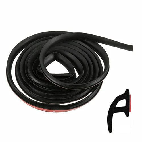 P Shape Rubber Weather Seal Hollow Universal Car Door Strip Weatherstrip 8M 26FT