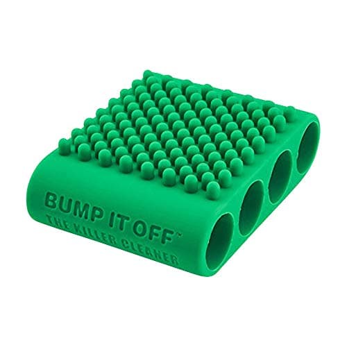 Bump It Off Silicone Cleaning Scrubber Brush for Fabric, Kitchen, Pets, Body, Beauty | Green