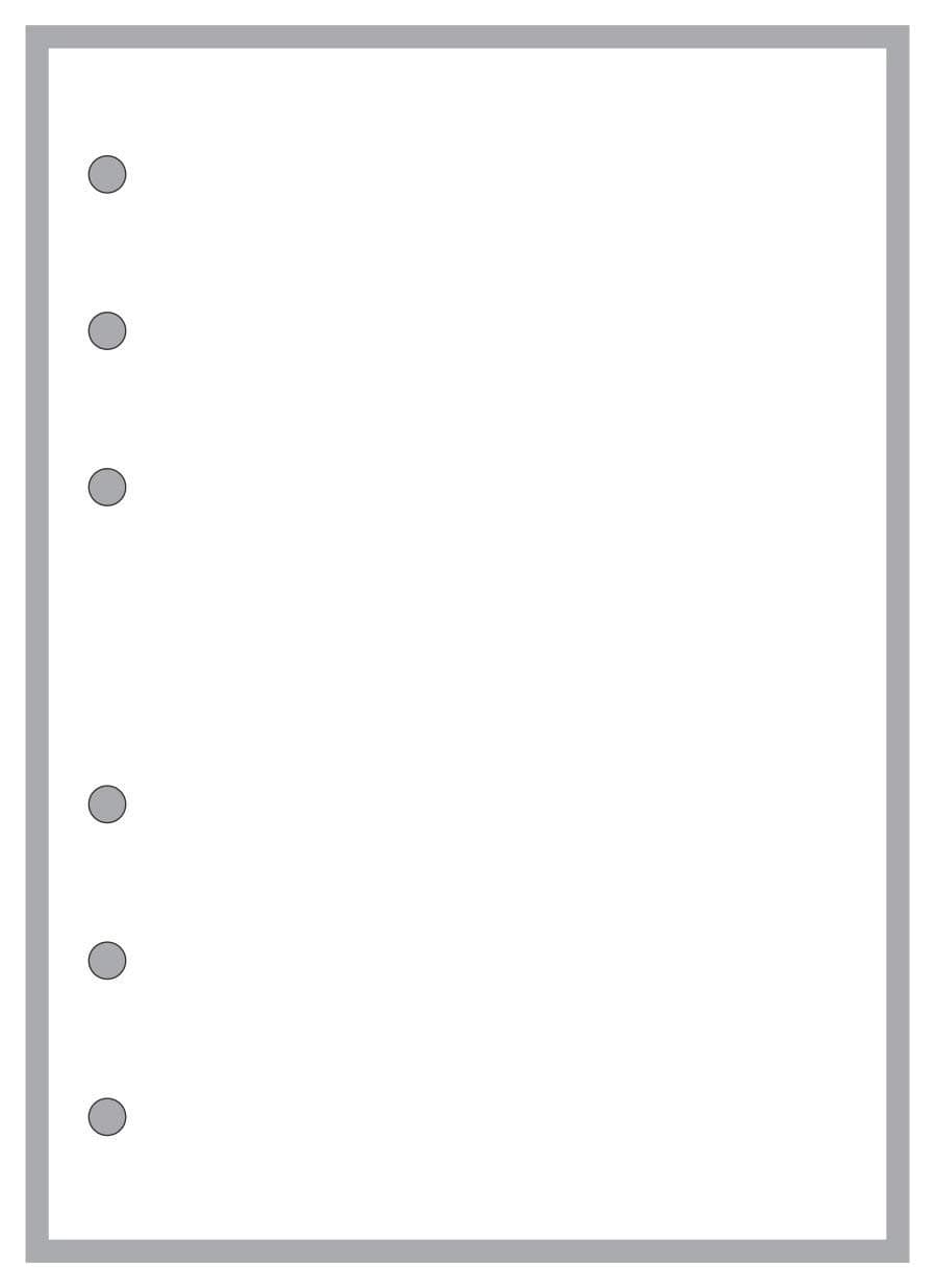 Planners and Organizers for The A6 Size notebooks by Filofax, Mulberry, Kikki K, TMI and Others Blank Paper