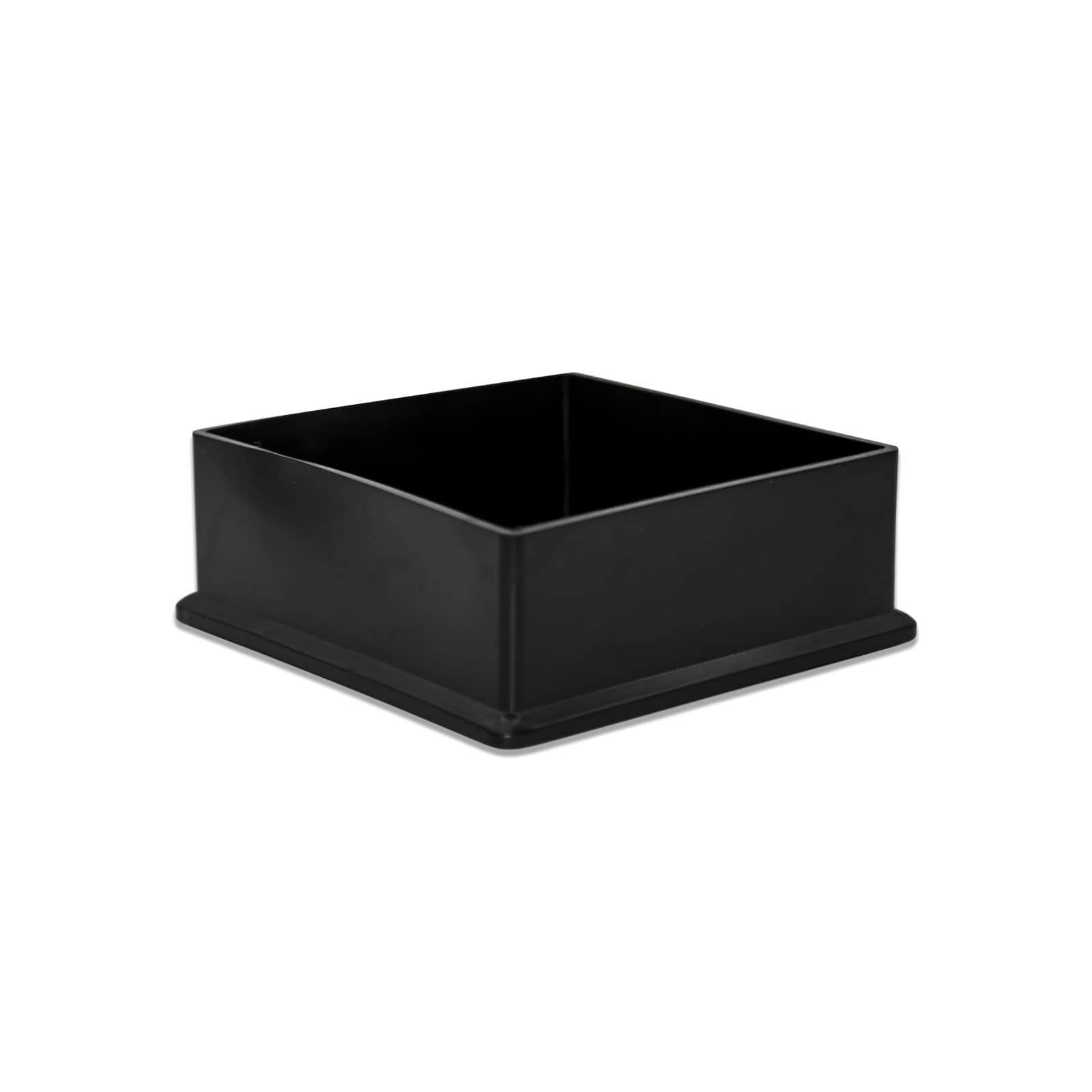 Flyshop Square 4PCS Non-Scratch Furniture Caps Non-Marking PVC Chair Leg Floor Protectors Fit for 4" x 4", 100 x 100 mm