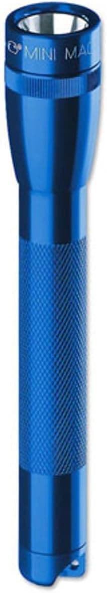 Maglite Mag-Lite Mini AA Torch 14.5cm M2A11H Blue Incl. 2Mignon Batteries and Nylon Pouch