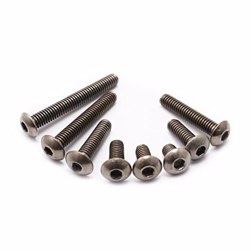 Generic M3 x 12mm Titanium Hex Allen Socket Button Head Screws (Lot of 20)