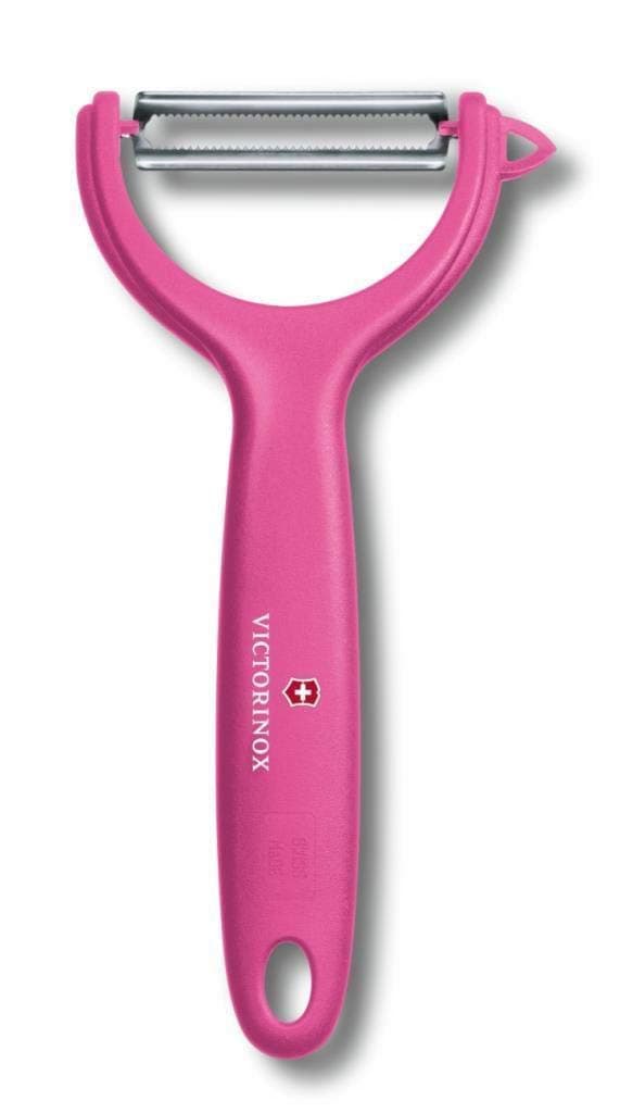 Stainless Steel Tomato and Kiwi Peeler, Pink