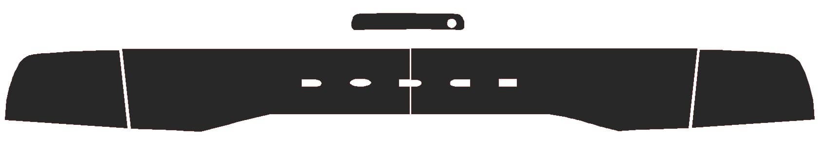 Precut Vinyl Tint Cover for 2011-2014 Dodge Charger Taillights (20% Dark Smoke)