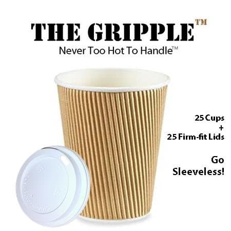 The Gripple Paper Cups - Party Cups - Office Cups; (25)
