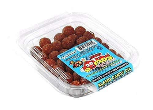 ALAMO CANDY - 1 COUNT- (CHERRY BOMBS SWEET & SOUR 8OZ) - (SUGAR CANDY - ETHNIC)