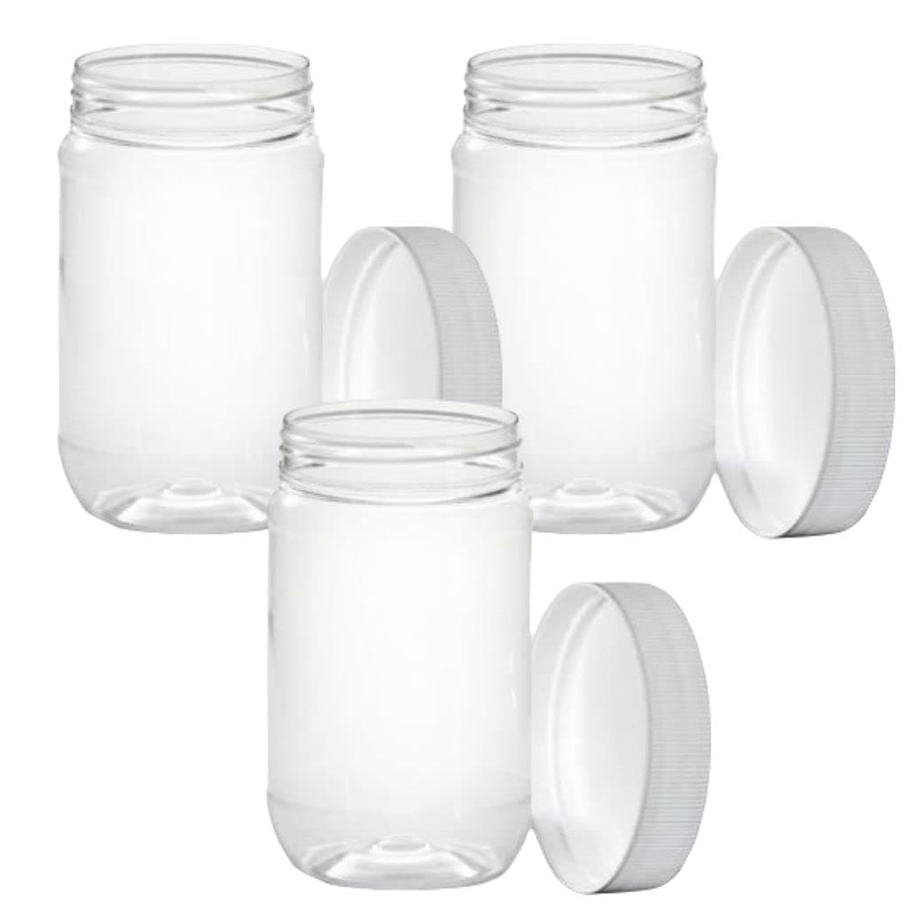 Powder Coating Cups & Lids for PowderCoatPro Model Kv80 Powder Coating Gun Kit- 3 Pack