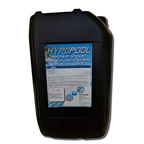 Bonnymans HYPOPOOL - Liquid Chlorine - Pool Sanitiser - Shock Treatment - 20 Litres