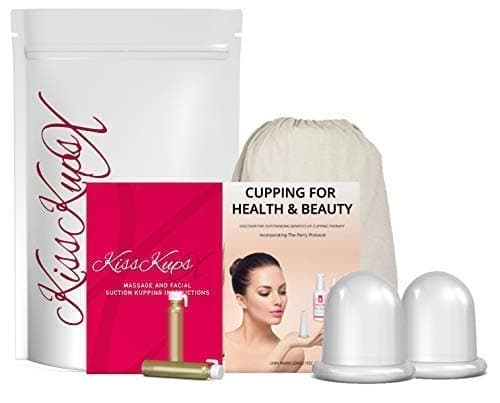 Silicone Massage Large Body Cups Anti Cellulite Clear x 2 with full Instructions