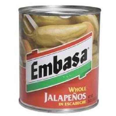 EmbasaWhole Jalapenos 36x 26OZ