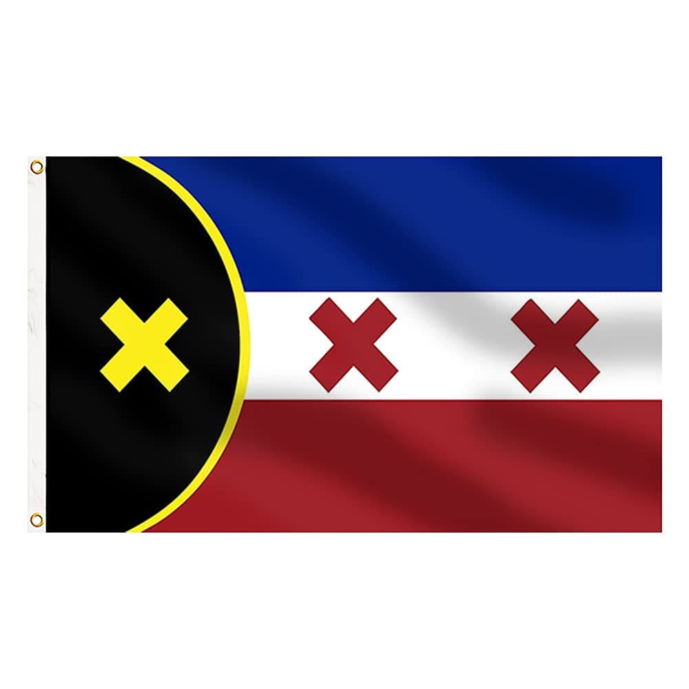 BWG Lmanburg Flag 3x5Ft with 2 Brass Grommets Dream SMP L'manberg Flag Vivid Color - Double Stitched Polyester Banner - for College Party Indoor and Outdoor Decorations Poster