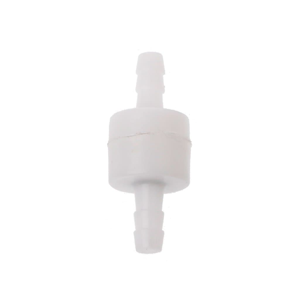OTGO Plastic One-Way Non-Return Water Inline Fluids Check Valves for Fuel Gas Liquid,4mm/6mm/8mm/10mm/12mm Optional (Hose size:6mm)