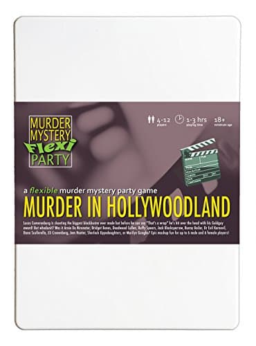 Murder Mystery Flexi Party Murder in Hollywoodland 4-12 Player